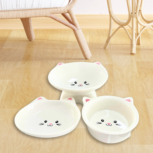 Meow Chow Ceramic Cat Bowl 🐾