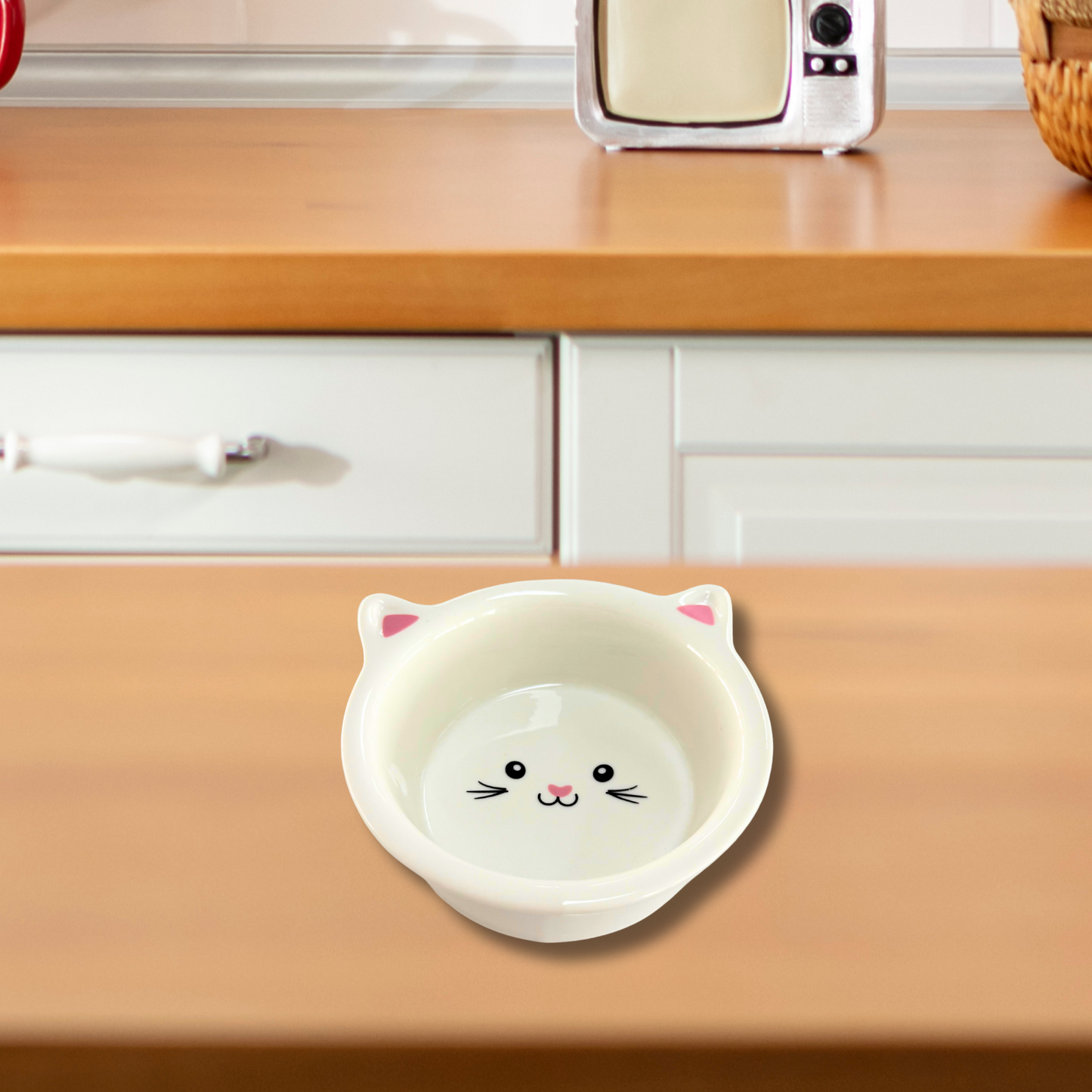 Meow Chow Ceramic Cat Bowl 🐾