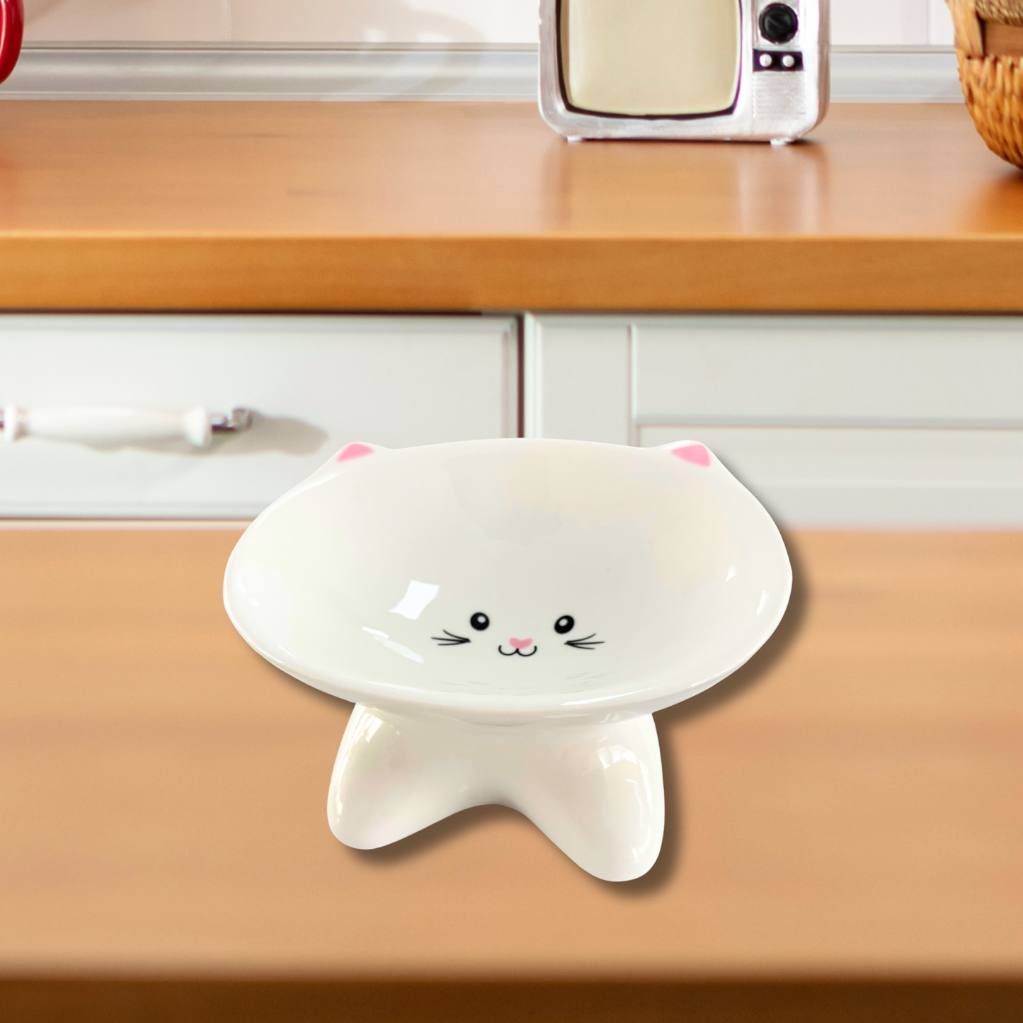 Meow Chow Ceramic Cat Bowl 🐾