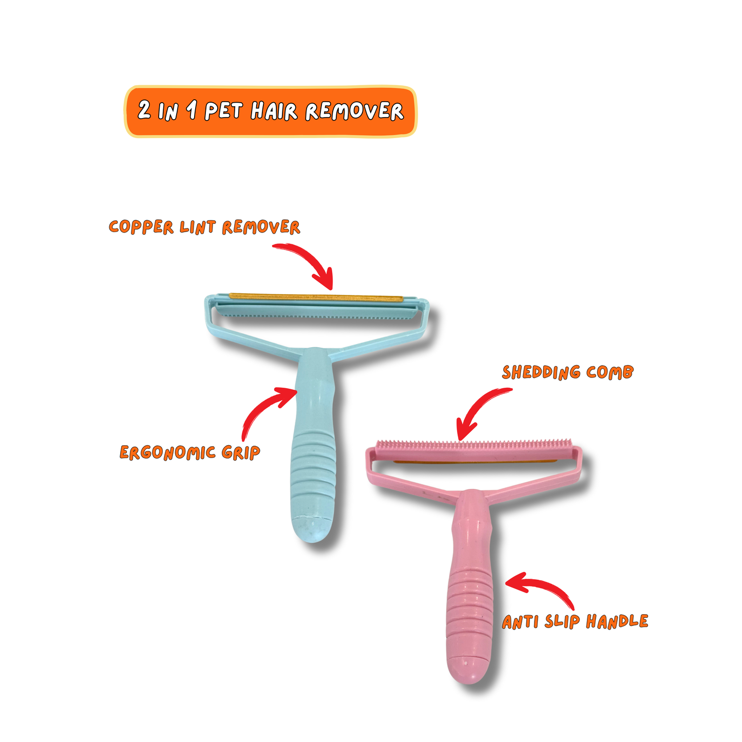 Fuz Wiz Fabric and Pet Hair Remover 2 Piece Pack 🐾