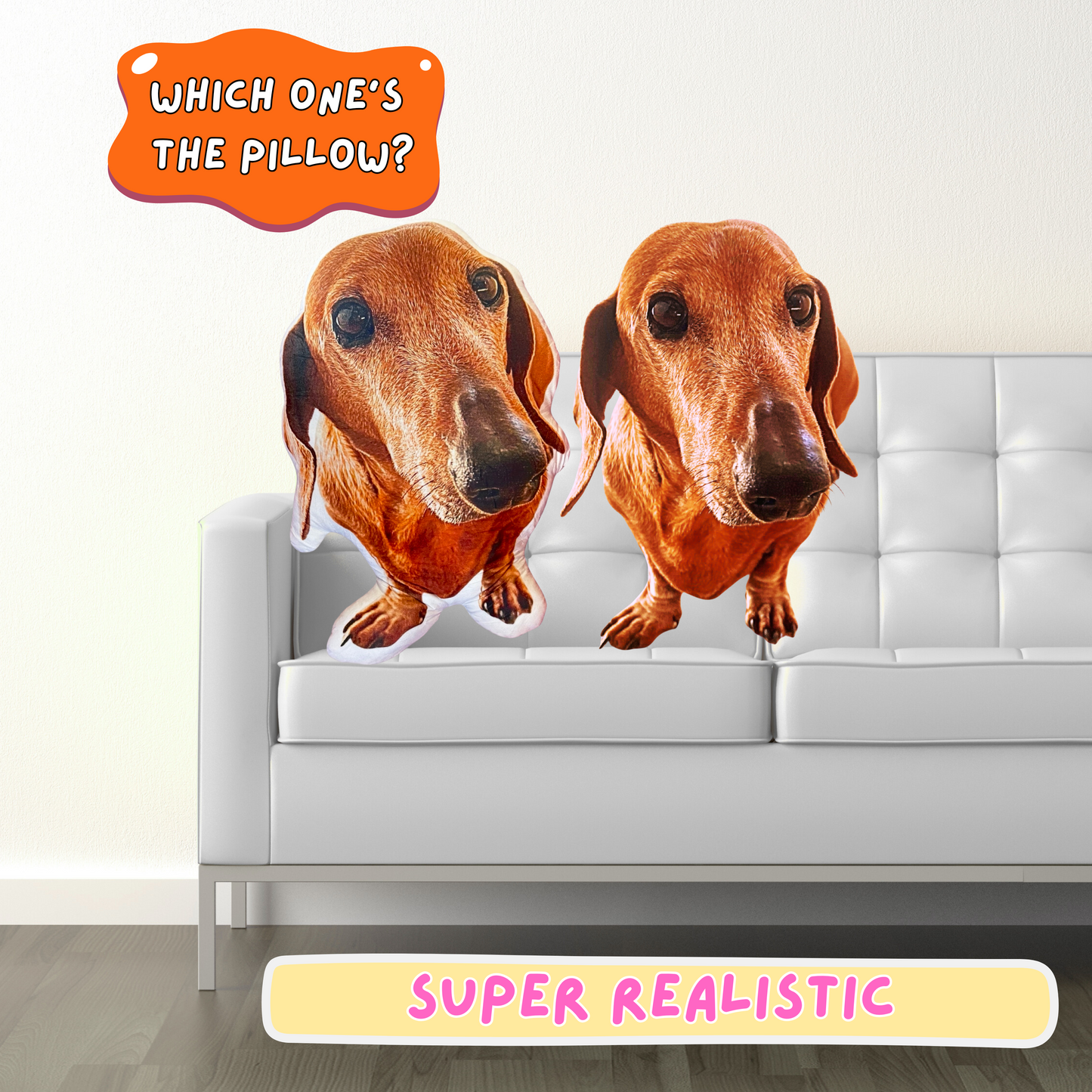 Custom Photo to Pillow 🐾