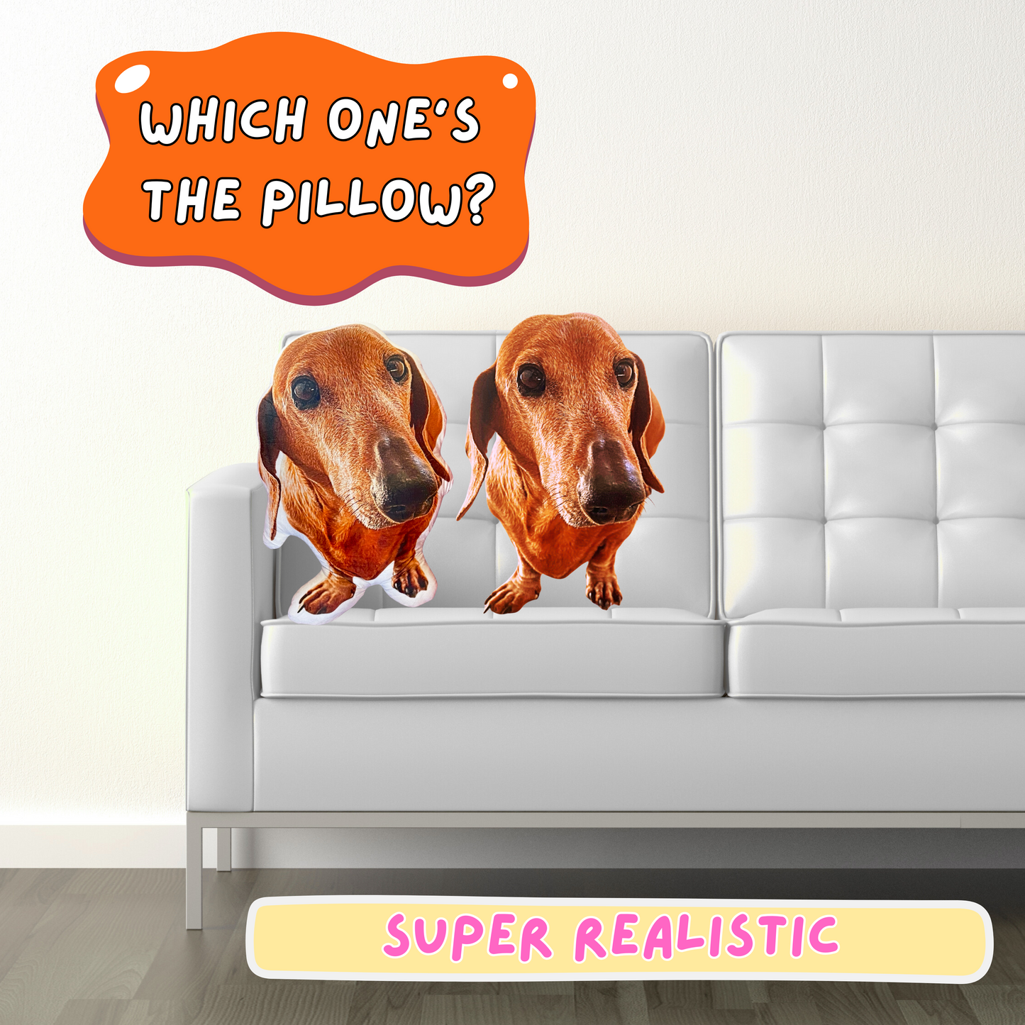 Custom Photo to Pillow 🐾