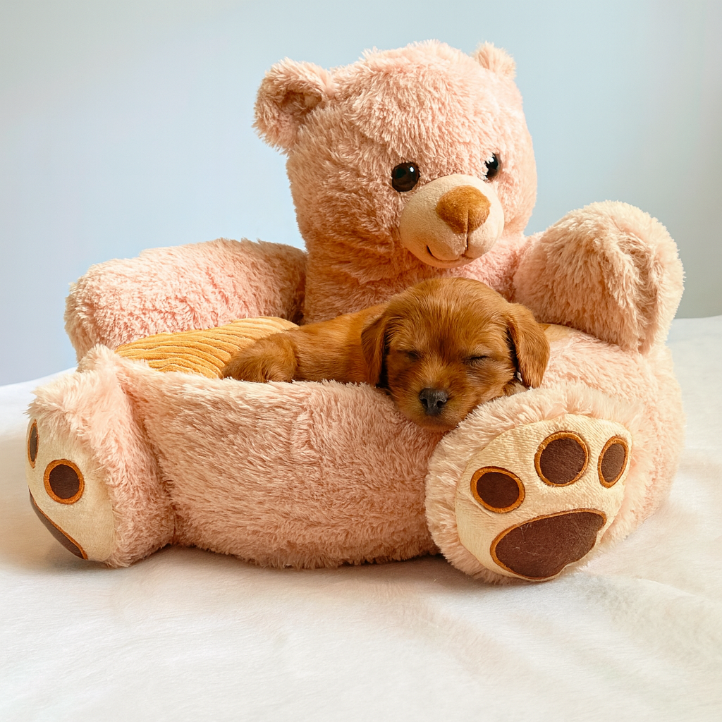 Teddy Hugs Super Soft Pet Bed 🐾